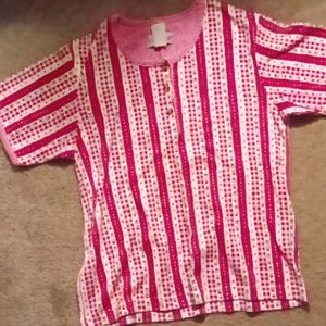 Cabin creek women's short sleeve and quarter button down shirt sleeve shirt